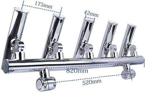 Marinebaby 5 Rod Holders Angle Adjustable Rod Holders
