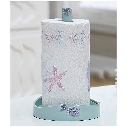 Kitchen Vertical Wooden Paper Towel Holder