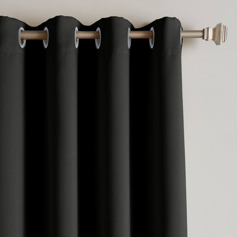 CUSTOM Edoardo Black Outdoor Curtain