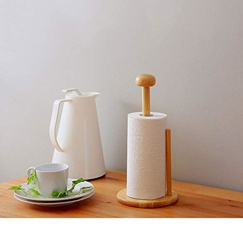 Solid Wood Paper Towel Holder Kitchen Paper Roll Holder Paper Towel Holder