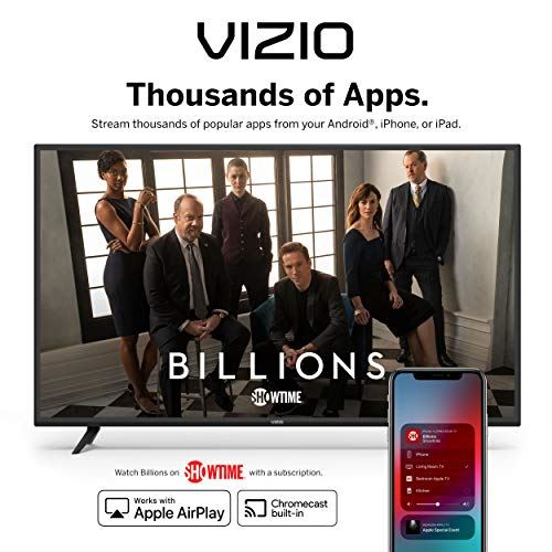43 Inch 4K Smart TV with Apple AirPlay and Chromecast Built-in