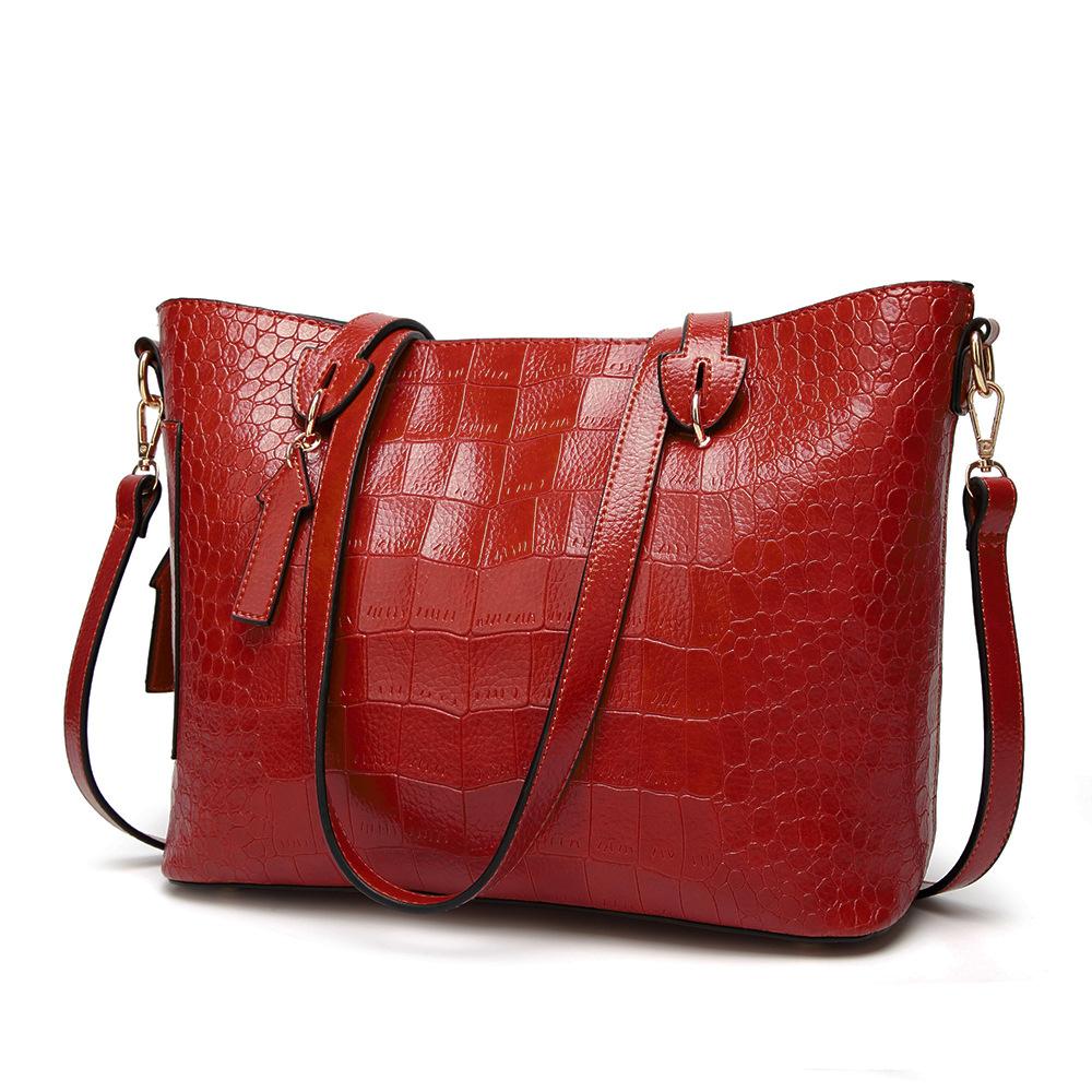 Bag - Fashion Crocodile Print Simple Bag