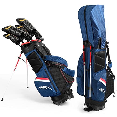ANTNA Golf Stand Bag 14 Way Top Dividers 8 Pockets, Protable Golf Bag with Cooler