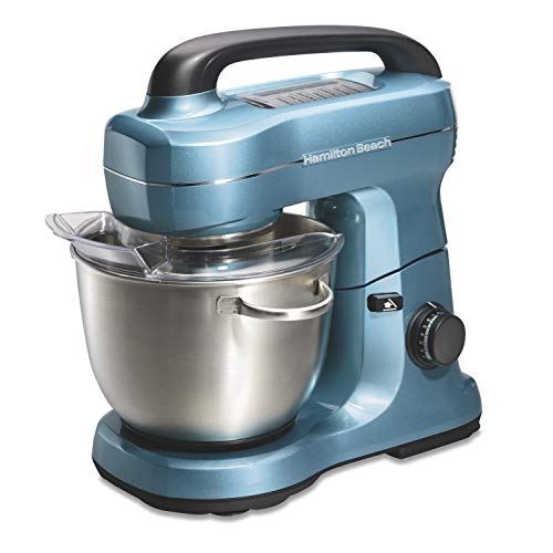 Electric Stand Mixer, 4 Quarts, Dough Hook, Flat Beater Attachments