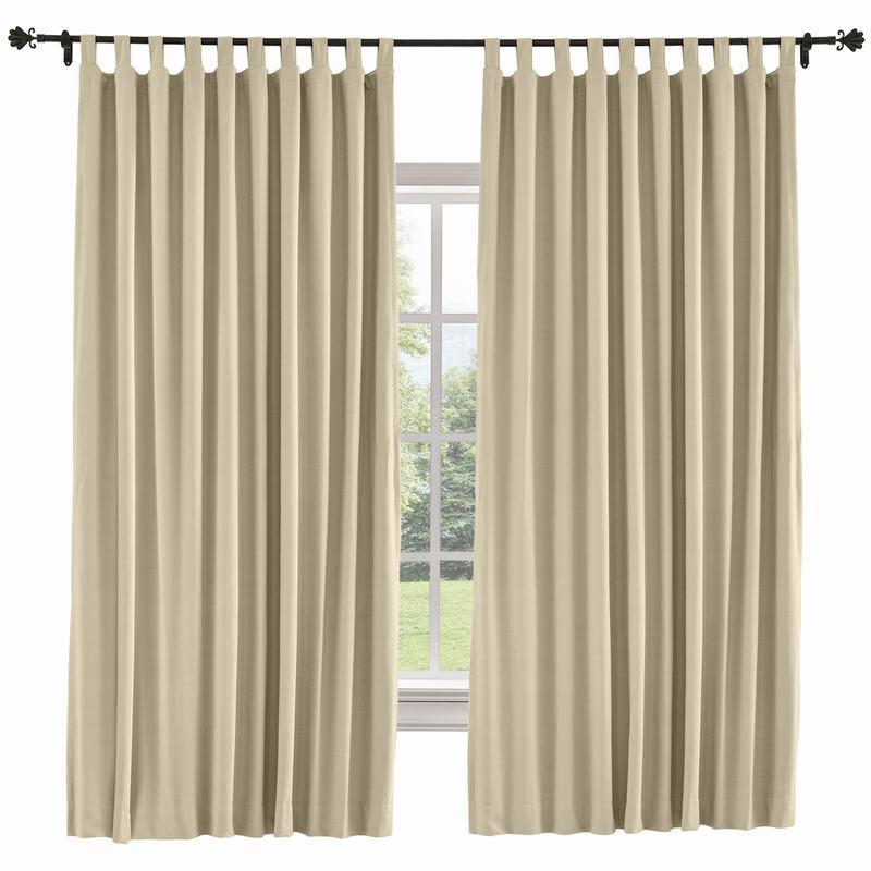 CAPRI Cotton Linen Polyester Curtain Drapery Custom