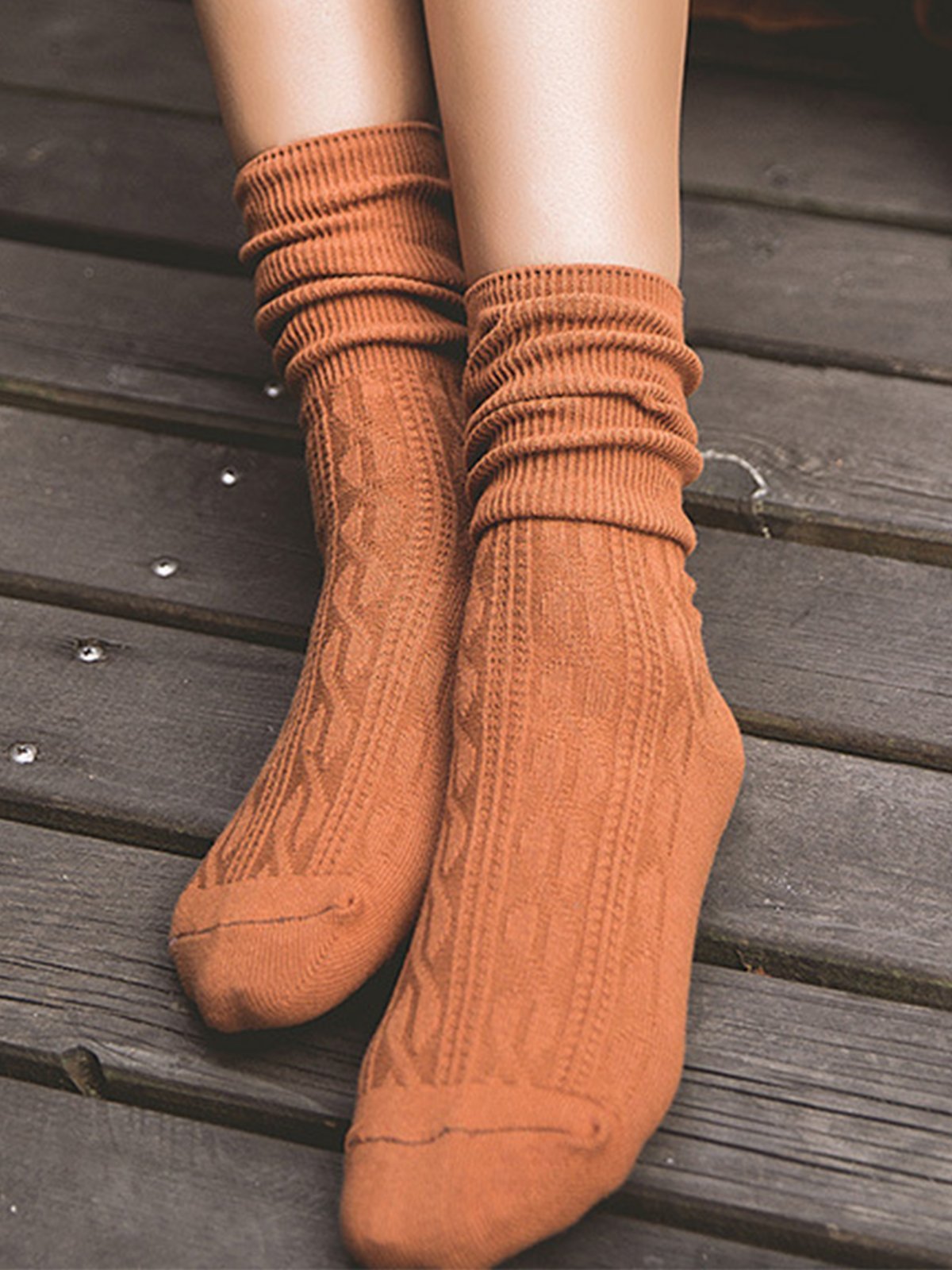 Women Warm Casual Breathable Cabin Socks