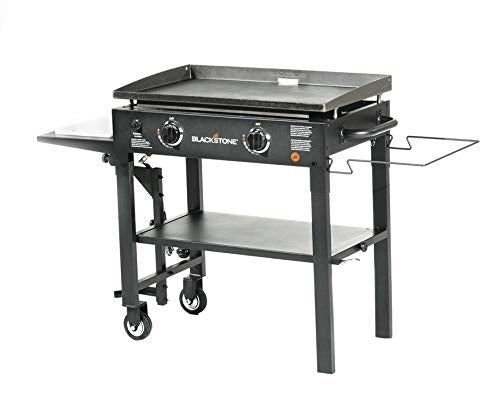 Blackstone 1853 �C Flat Top Gas Grill, 2 Burner, 28 Inch, Black