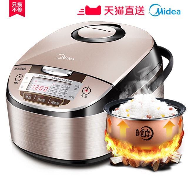 Rice Cooker 4L Home Smart 1 Large Capacity 3 Steam Rice Cooker Pot