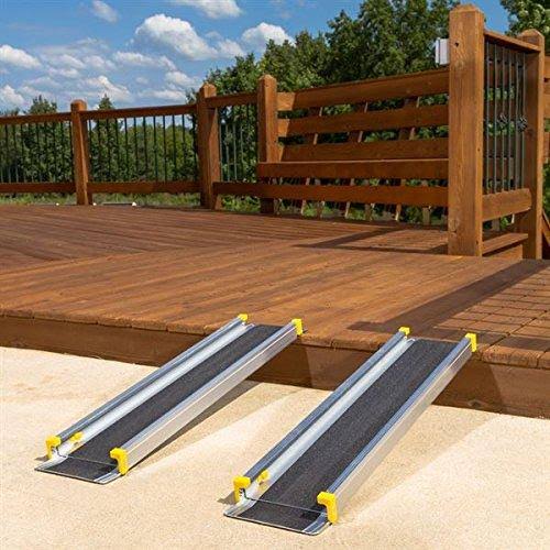 Silver Spring 7& Adjustable Wheelchair Telescoping Track Ramps