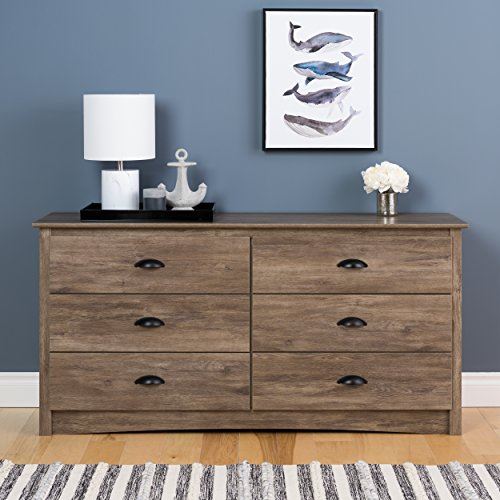 Prepac Salt Spring Dresser with 6 Drawer