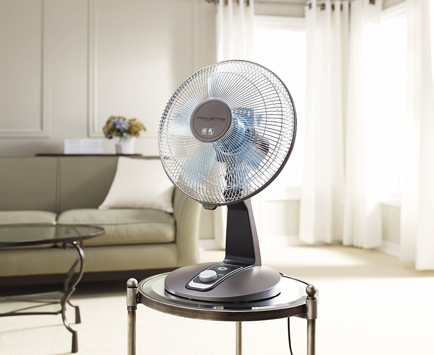 12-Inch Table Fan Powerful and Quiet/ 4 Speed