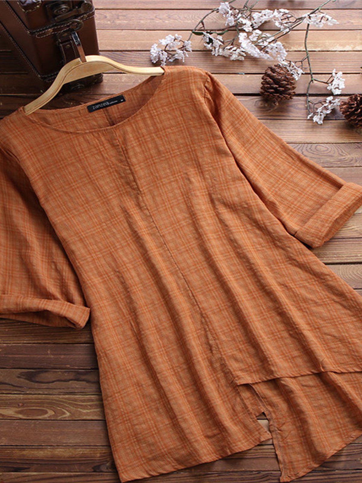 Short Sleeve Asymmetrical Shirts & Tops