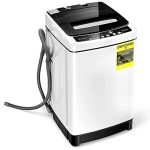 Machine, 11Lbs Capacity Full-automatic Washer with 8 Wash Programs