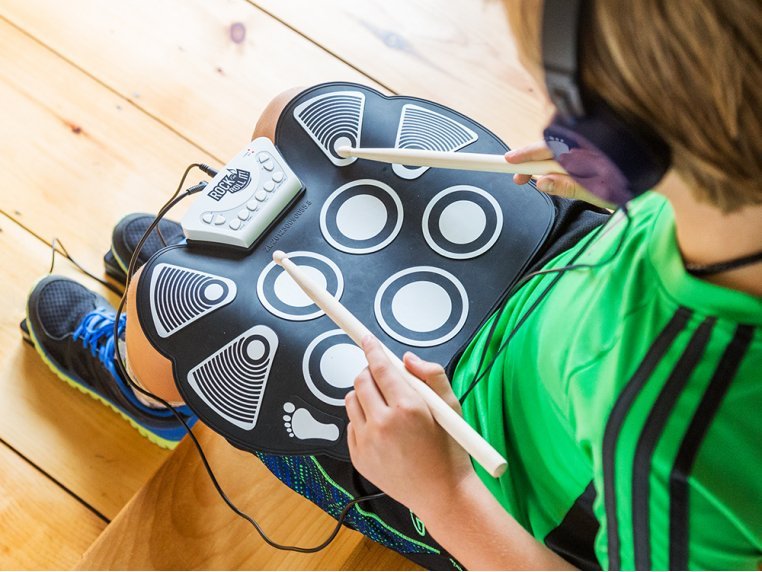 Flexible Roll-Up Drum Kit