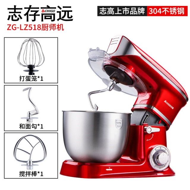 Electric Whisk Desktop Stand Mixer Household Multi-Functional Dough Cream Whipper Small Dough Mixer