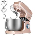 660W 6-Speed Tilt-Head Kitchen Electric Food Mixer with Beater