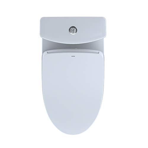 Two-Piece Elongated Dual Flush 1.0 and 0.8 GPF Toilet with S550e Electric