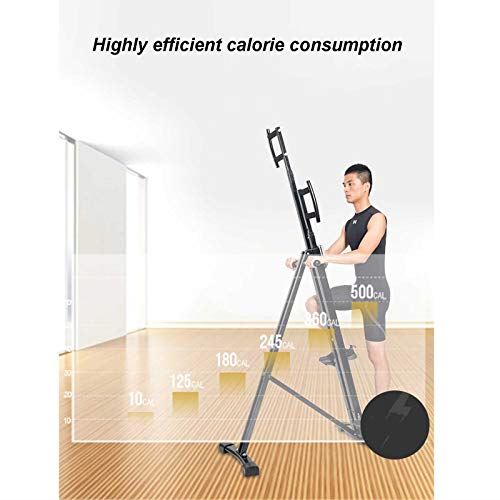 SuoANI Vertical Climber Folding Climbing Machine Home Gym Exercise Stepper- Black