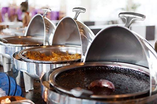Tiger Chef Chafing Dish Buffet Set – 6 Quart Food Warmer Stainless Steel
