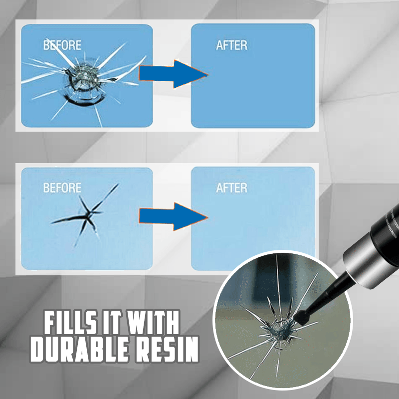 Glass Nano Repair Solution get blade  five sheets of cured film free