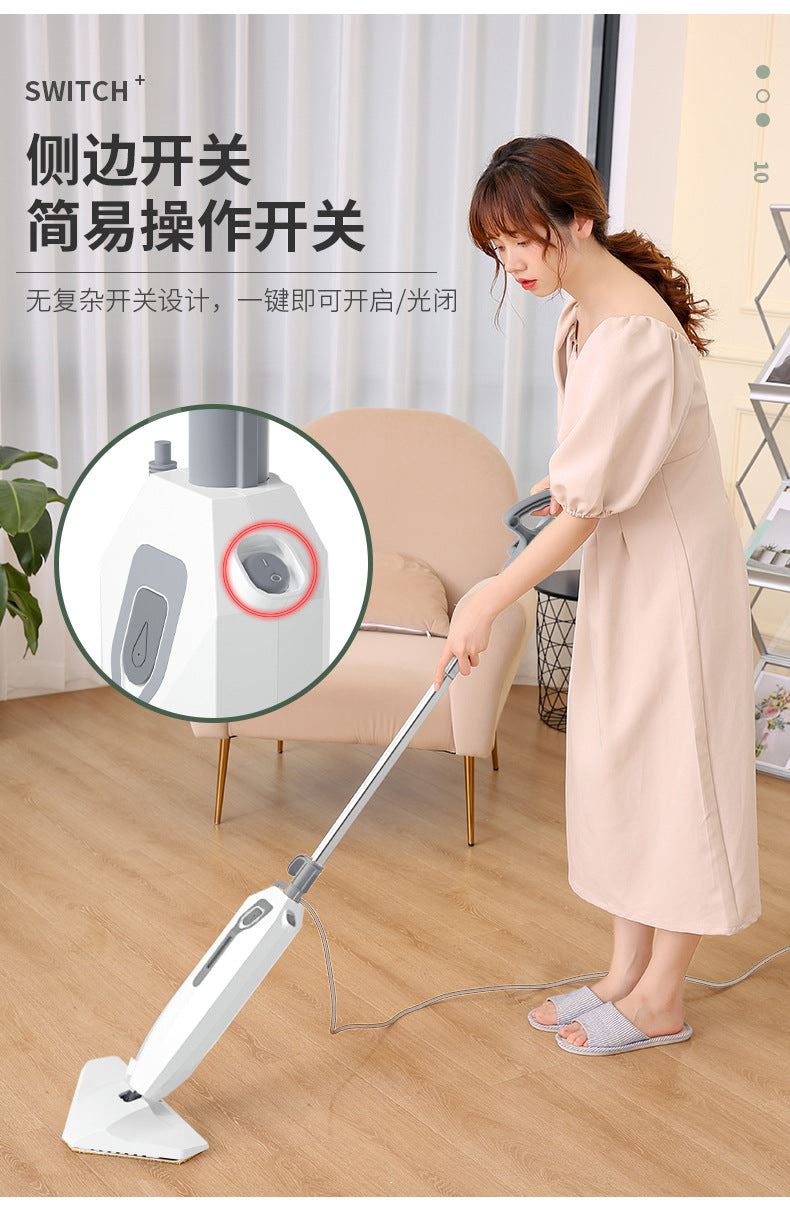 Electric household high-temperature cleaning machine with steam mop