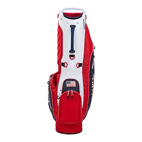 Callaway Golf 2021 Hyperlite Zero Stand Bag , Navy/Red/White Flag
