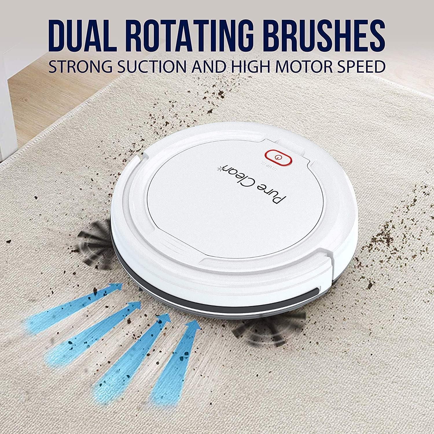 Automatic Robot Vacuum Cleaner/ White