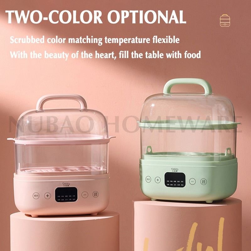 Electric Food Steamer Multi-Functional Home Smart Reservation Scheduled Steam Pot