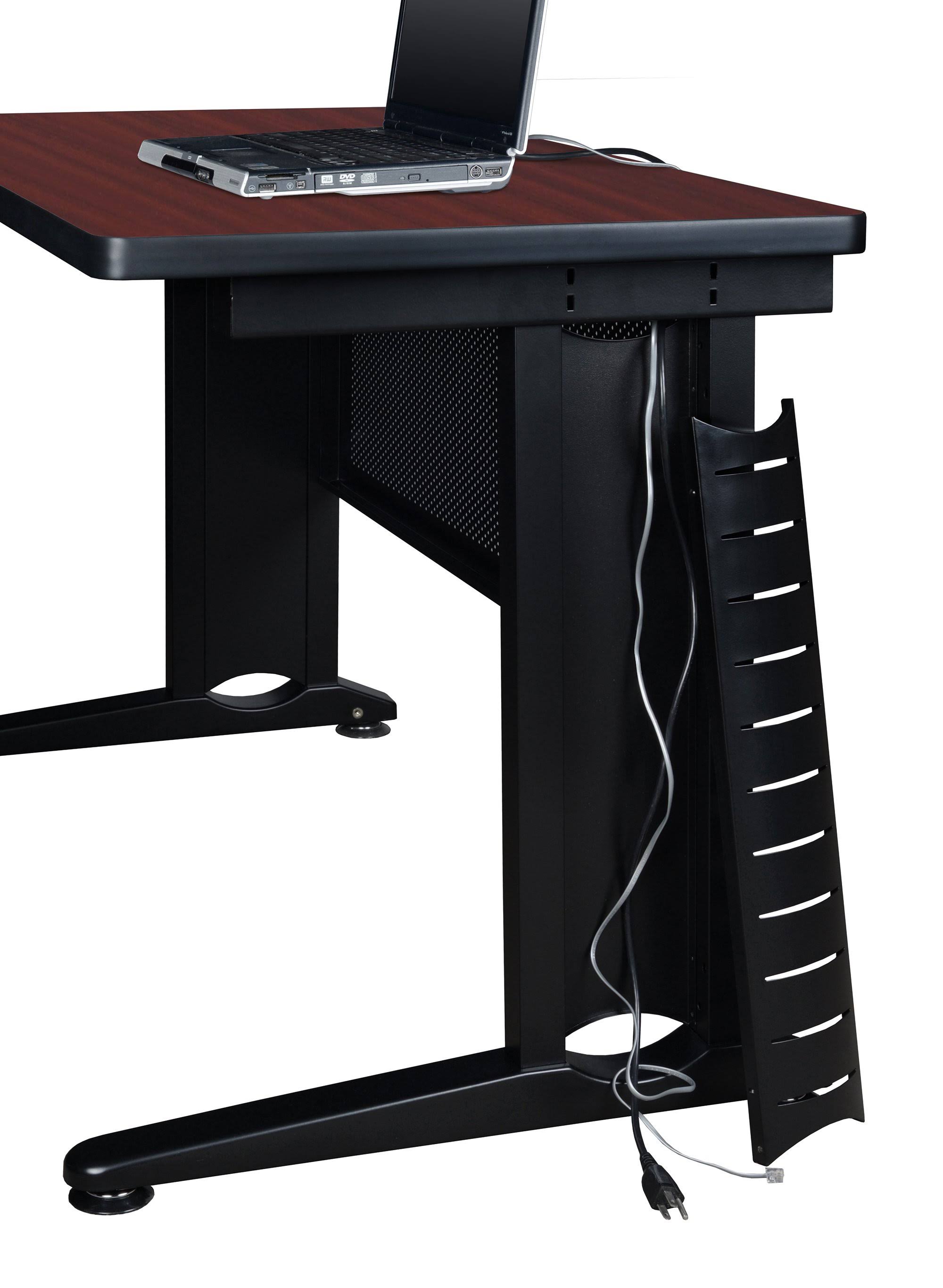 Regency MFTT8424MH 84 x 24 in. Fusion Training Table Mahogany