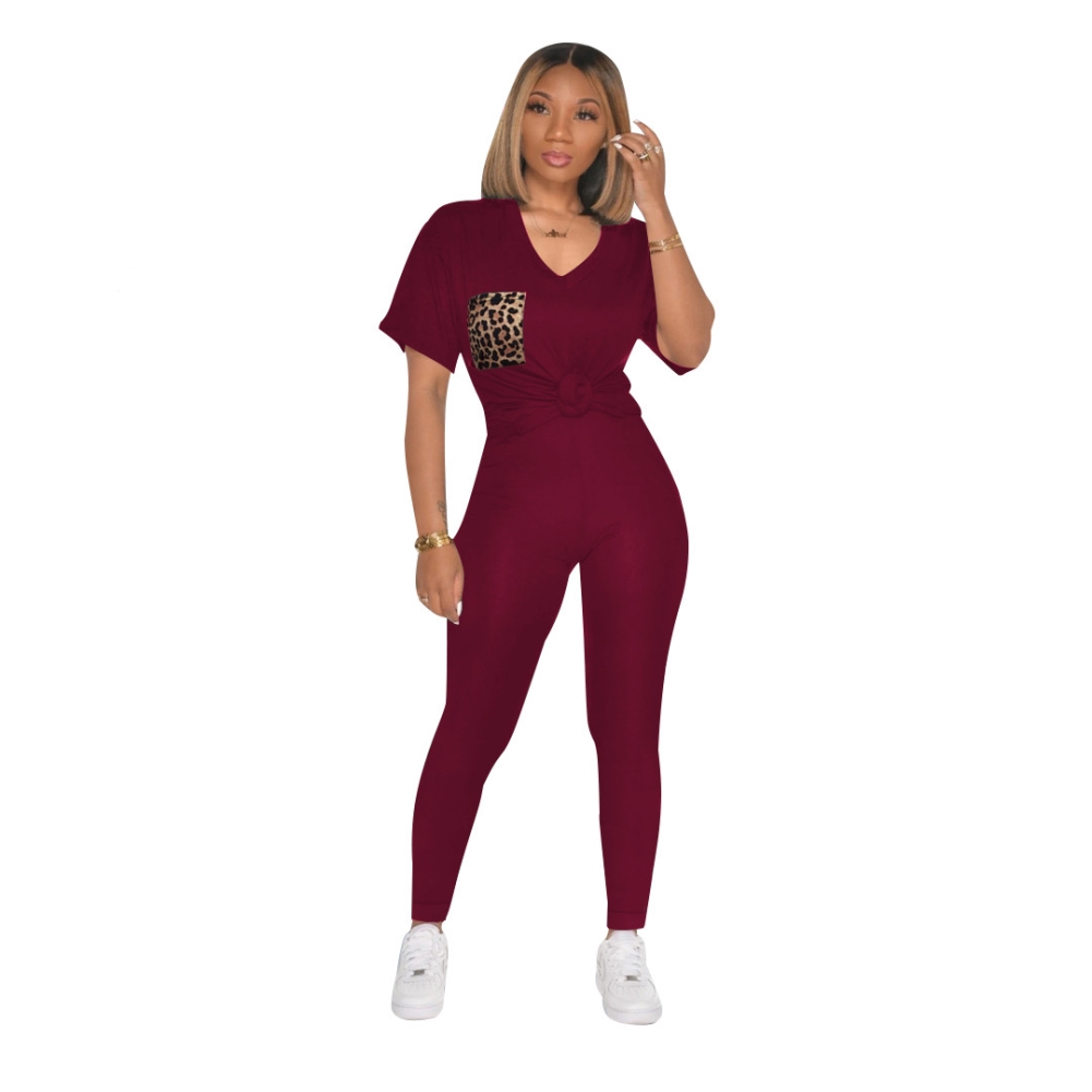 Summer Casual Two Piece Pants Set