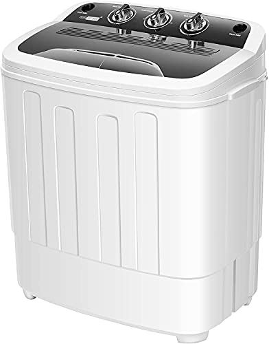 Twin Tub Mini Laundry Washer and Spin Dryer Combo Washing Machine