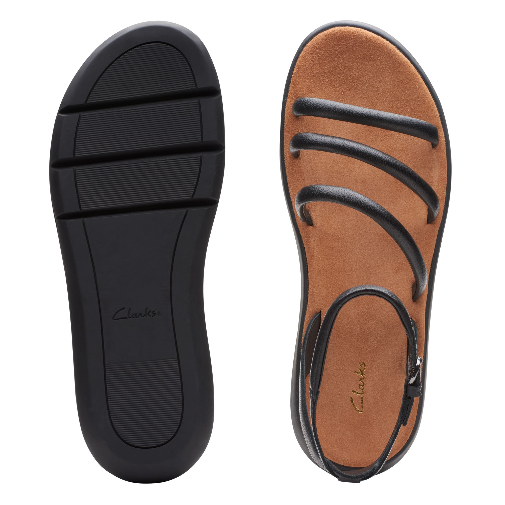Women Sandals Jemsa Style Black Leather