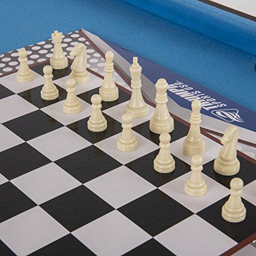 Triumph 13-in-1 Combo Game Table Includes Basketball, Table Tennis,  Launch Football