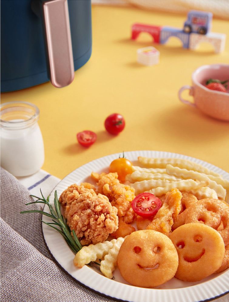 Air Fryer Electric Oven Multi-Functional No Smoke Oil Free Fryer Pizza Potatoes Fries Chicken Wings Baking Machine