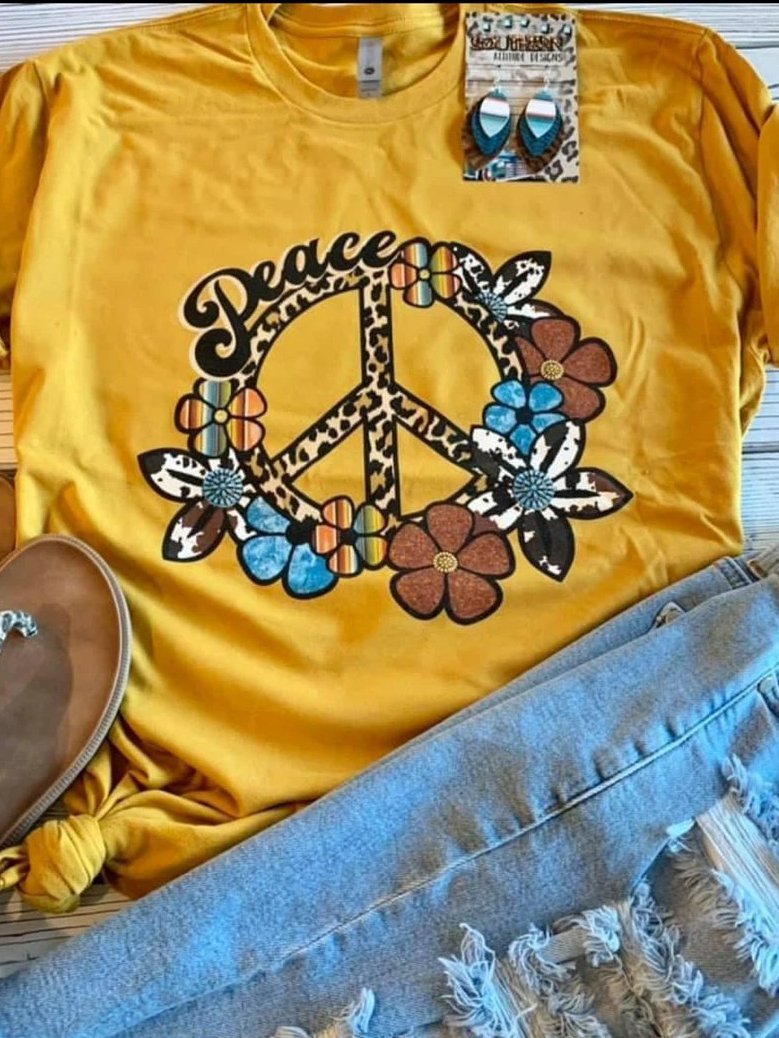 Shift Casual Printed Short Sleeve Shirts & Tops