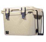 BISON COOLERS 25 Quart Small Rotomolded Cooler Box with Hard Shell, Lid and Liner