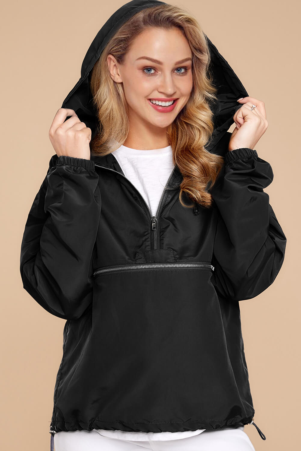 Black Windbreak Jacket