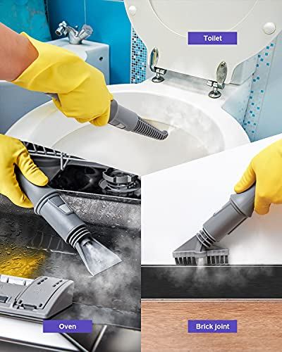 8-in-1 Multi-Purpose Steam Mop Cleaners with Detachable Handheld Unit