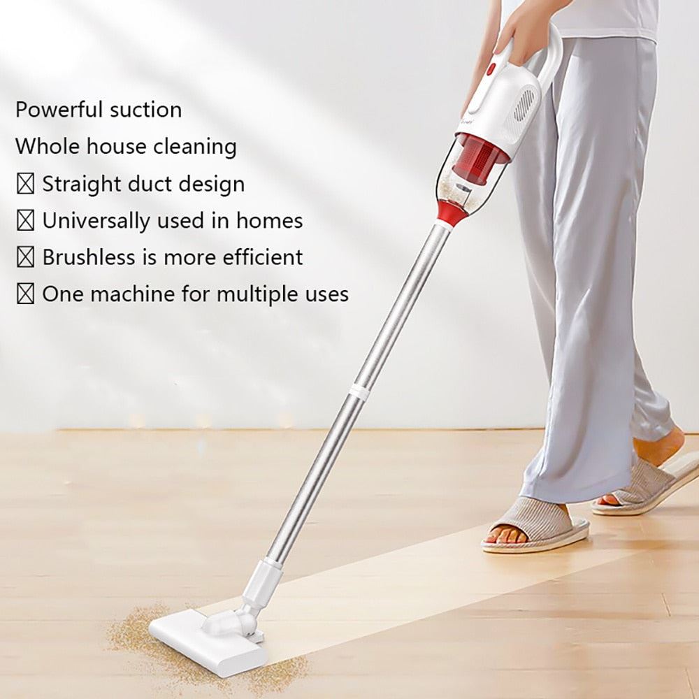 Household Stick Vacuum Cleaner Hand Push Vacuum With Mop Wet And Dry
