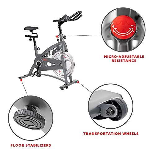 Sunny Health & Fitness Magnetic Belt Bike
