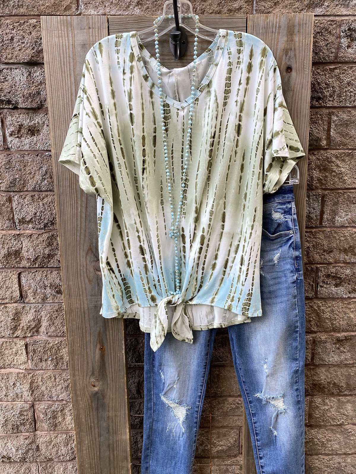 Casual Ombre/tie-Dye Tops