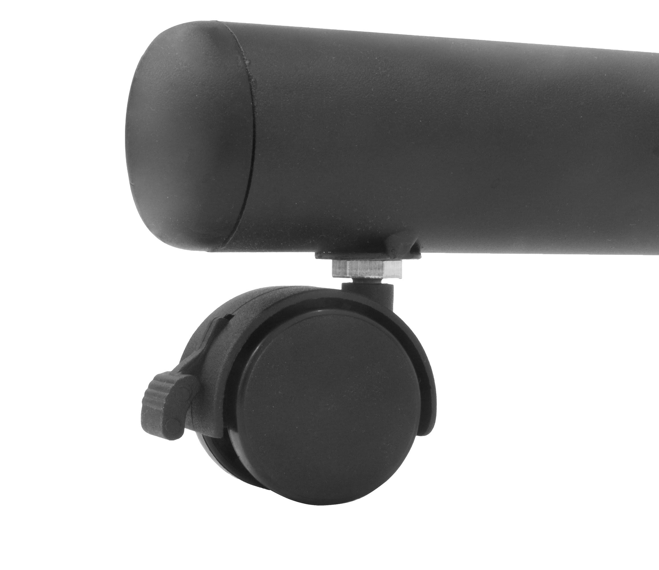 Regency MKTRCC6024MH23BK 60 x 24 in. Kobe Mobile Training Table - Mahogany 2 Cadence Chairs - Black