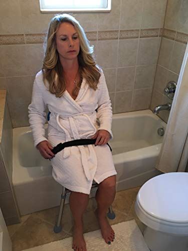 Sliding Bath Transfer Bench with Swivel Seat-Padded (Blue)