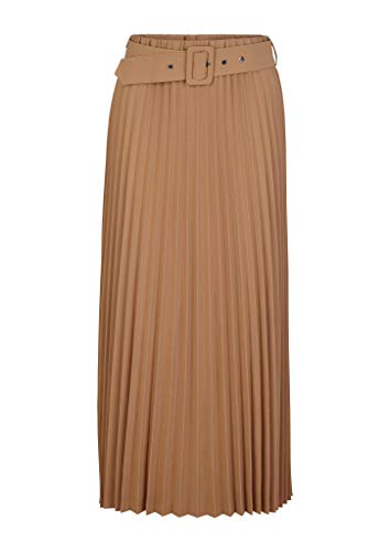 s.Oliver BLACK LABEL 女士褶皱裙,带织物腰带