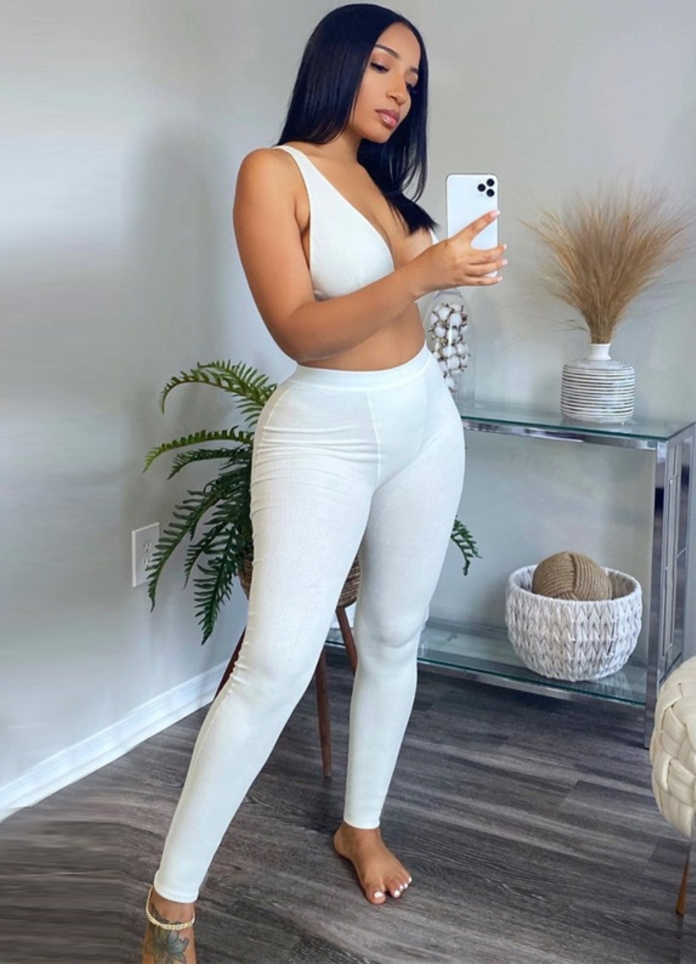 Sexy Fitness Bra and High Waist Legging Set