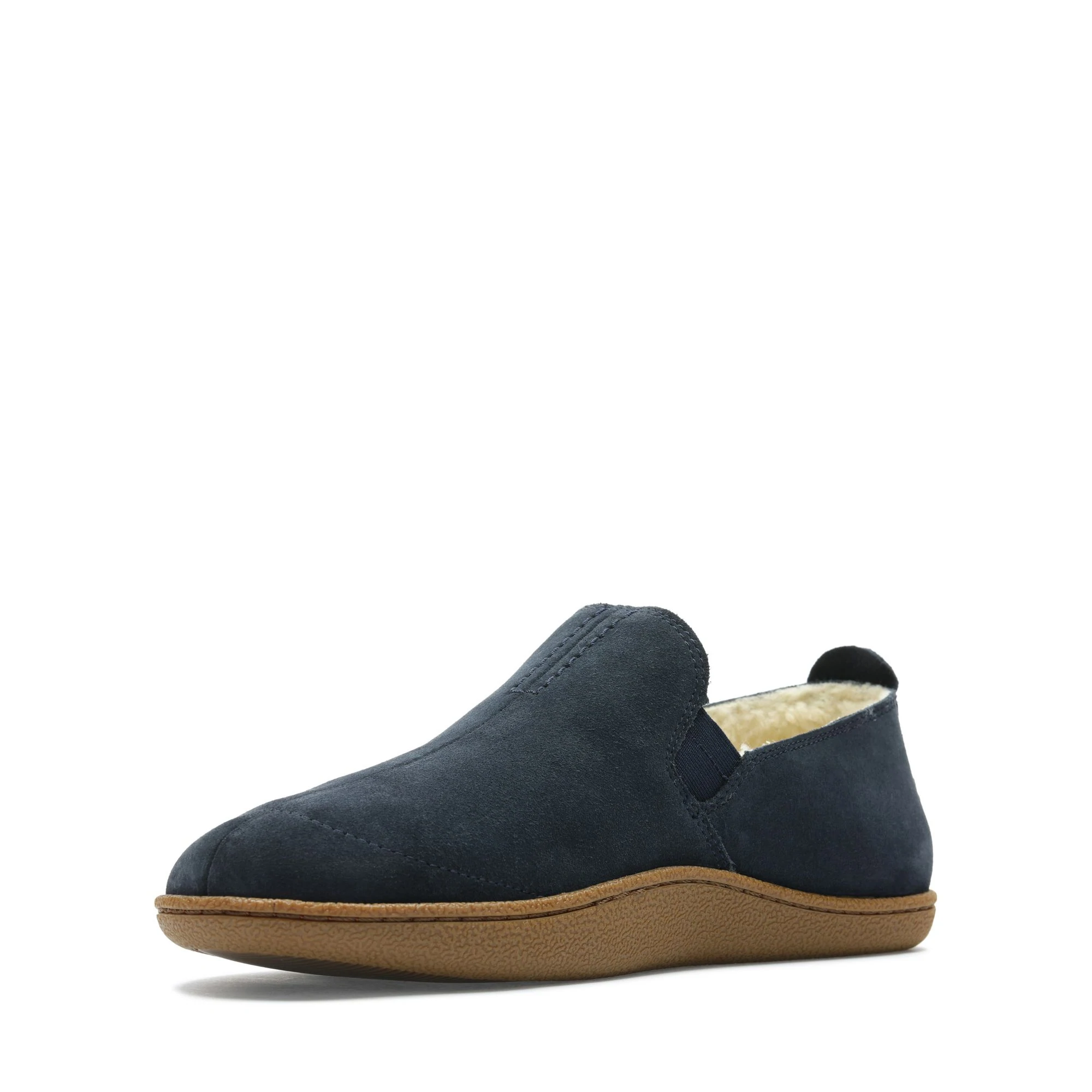 Men home-mocc-navy-suede