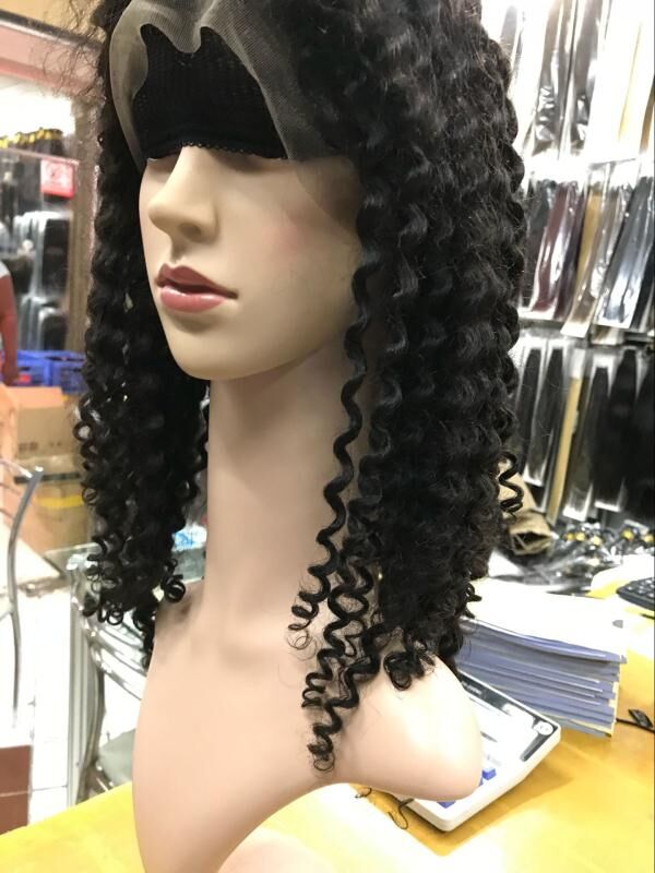 Mocha Hair Deep Curly Wig Lace Wigs Unprocessed Hair