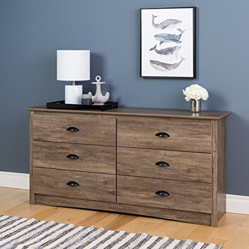 Prepac Salt Spring Dresser with 6 Drawer