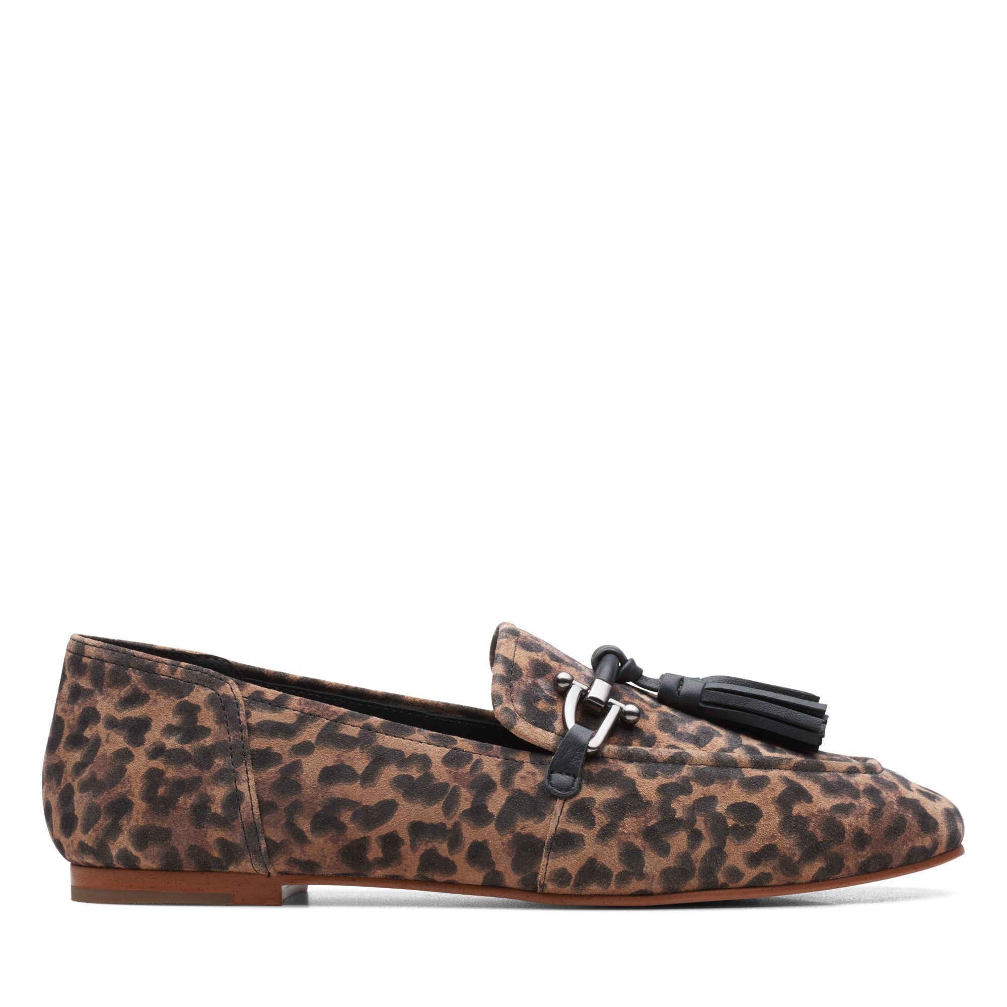 Women Pure 2 Tassel Leopard Print
