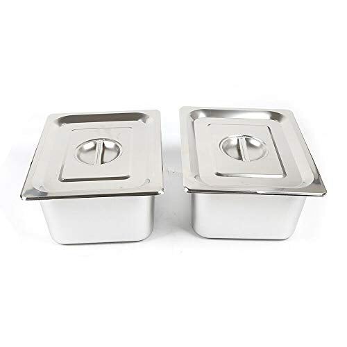 Server Electric Food Warmer 2 Pan Stainless Steel Buffet Warmer